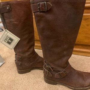 Frye Veronica back zip boot